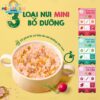 Nui Mini rau củ MĂMMY cho bé ăn dặm bé tập nhai từ 6m