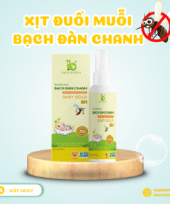 Xịt Muỗi Bạch Đàn Chanh 100ml – Đuổi Muỗi Tự Nhiên, An Toàn Cho Bé, Mùi Thơm Dễ Chịu