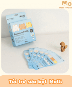 Túi Trữ Sữa Bột Molli 30 Túi – Chống Khuẩn, Dễ Xé, Tiện Lợi Khi Pha Sữa Cho Bé