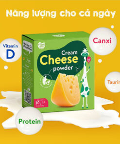 Bột Phô Mai Kem Mămmy 30g – Cream Cheese Powder Đan Mạch giàu Canxi, Vitamin D, Taurine cho bé ăn dặm