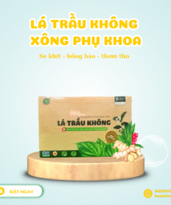 Lá Trầu Không Xông Phụ Khoa Bảo Nhiên – Se khít, Hồng Hào, Giảm Viêm Ngứa, Dưỡng Thơm Tự Nhiên (8 gói/hộp)
