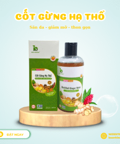 Cốt Gừng Hạ Thổ Bảo Nhiên 330ml – Hỗ trợ săn da, thư giãn cơ thể, làm ấm bụng và giúp vòng eo thon gọn tự nhiên