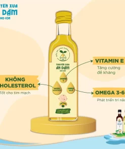 Dầu Mè Ăn Dặm Thuyền Xưa – Ép Lạnh Nguyên Chất – Bổ Sung Omega 3-6-9 & Vitamin E – Không Cholesterol – 250ml / 65ml