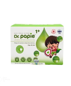 Gạc Răng Miệng Dr.Papie 1+ Cho Bé – Làm Sạch & Chống Sâu Răng, Chắc Răng Nướu, An Toàn Cho Trẻ (30 Gói)