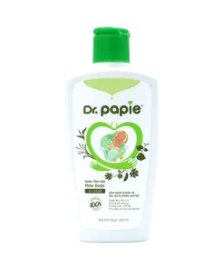 Nước Tắm Gội Thảo Dược Dr.Papie 230ml – Dành Cho Bé 0–3 Tuổi | Dịu Nhẹ, Ngừa Rôm Sảy, Dưỡng Da Mềm Mịn