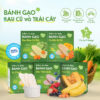 Bánh Gạo Ăn Dặm Mămmy Cho Bé – 5 Vị Tự Nhiên, Giàu Dinh Dưỡng, Tan Nhanh, Không Muối – An Toàn Cho Bé Từ 6 Tháng