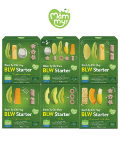 Bánh Ăn Dặm Tự Chỉ Huy Mămmy BLW Starter – Dành Cho Bé Ăn Dặm 6 Tháng+, 5 Vị Rau Củ Trái Cây Tự Nhiên
