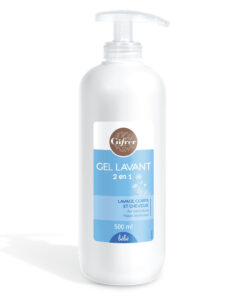 Gel Tắm Gội 2 Trong 1 Gifrer 500ml – Dành Cho Da Nhạy Cảm, Chiết Xuất Hoa Cúc Calendula, Dịu Nhẹ Cho Bé