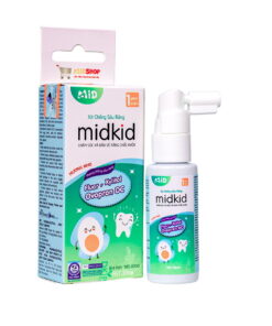Xịt Chống Sâu Răng Cho Bé Midkid Hương Nho – Bảo Vệ Răng Chắc Khỏe, Ngừa Sâu Răng, An Toàn Từ 1 Tuổi Trở Lên – 30ml