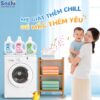 Nước giặt xả em bé Sachi Baby Organic 2kg + 280g | Nước giặt cho trẻ sơ sinh dịu nhẹ | Nước giặt hữu cơ an toàn cho bé