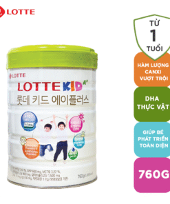 Sữa Bột Lotte Kid A+ Hàn Quốc Cho Bé – Bổ Sung DHA, Lợi Khuẩn, Canxi – Hỗ Trợ Tiêu Hóa & Phát Triển Tự Nhiên – Chính Hãng