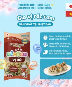 Gia Vị Rắc Cơm Vị Bò Thuyền Xưa 19g | Đậm Đà Thơm Ngon, Có Muối Hồng Himalaya, Hàng Chính Hãng Nhật Bản