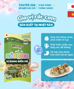 Gia Vị Rắc Cơm Rong Biển Vị Mè Thuyền Xưa 19g | Ngon Miệng, Tiện Lợi, Hàng Chính Hãng Nhập Khẩu Nhật Bản