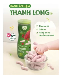 Bánh ăn dặm Mămmy vị Thanh Long cho bé từ 6 tháng – Thanh mát tự nhiên, dễ tiêu, tốt cho hệ tiêu hoá non nớt
