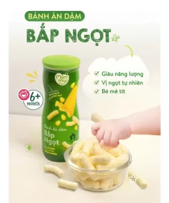 Bánh ăn dặm Mămmy vị Bắp Ngọt – Giàu năng lượng, vị ngọt tự nhiên, bé ăn ngon miệng từ 6 tháng tuổi