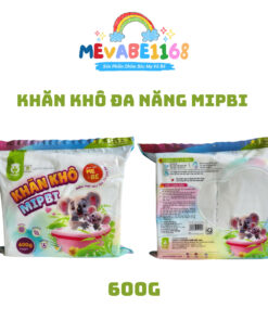 Khăn Khô Đa Năng MIPBI 300g / 600g / 900g / 1000g – Khăn Rút Mềm Dai Tiện Lợi Cho Mẹ Và Bé | MIPBI Chính Hãng
