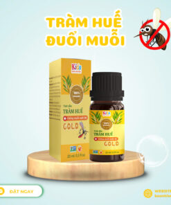 Tinh Dầu Tràm Huế Gold 20ml – Hương Tràm Thiên Nhiên, Giúp Thư Giãn, Bảo Vệ Da, Dễ Chịu