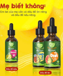 Set 3 Dầu Ăn Dặm Bổ Não Mămmy Cho Bé – Giàu DHA & Omega 3-6-9, Extra Virgin Nguyên Chất, An Toàn Cho Bé 6 Tháng+