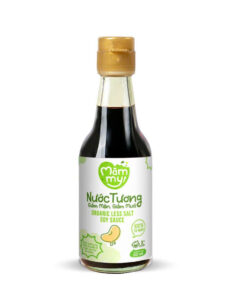 Nước Tương Mămmy Giảm Mặn Giảm Muối 60ml – Organic Less Salt Soy Sauce Cho Bé Từ 1 Tuổi