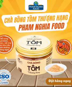 Chà Bông Tôm Thượng Hạng Phạm Nghĩa Food 40g – Bổ Sung Canxi & Protein Cho Bé Ăn Dặm Từ 8 Tháng