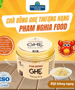 Chà Bông Ghẹ Thượng Hạng – Giàu Protein, Canxi & Khoáng Chất – Ăn Liền Ngon Bổ Dưỡng