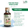 Tinh Dầu Tràm Ngâm Củ Nén Mệ Đoan 50ml – Giữ Ấm, Giảm Ho, Phòng Cảm Lạnh, Xua Muỗi