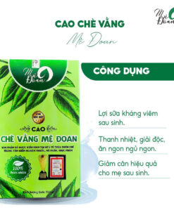 Cao Chè Vằng Mẹ Đoan – Lợi Sữa, Giảm Cân Sau Sinh, Thanh Nhiệt Giải Độc, 100% Thiên Nhiên
