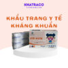 Khẩu Trang Y Tế Trẻ Em KHATRACO KID MASK – 4 Lớp Kháng Khuẩn, Mềm Mại, Dễ Thở, Dành Cho Bé 6–10 Tuổi (Hộp Hồng 50 Cái)