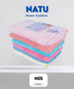 Khăn Tắm Siêu Mềm Cao Cấp NATURE N05 – Khăn Lau Người, Tắm Cho Bé & Người Lớn, Kích Thước 60x120cm, Mềm Mịn, Thấm Hút Tốt