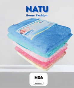 Khăn Tắm Siêu Mềm Cao Cấp NATURE N06 – Khăn Lau Người, Cho Bé & Người Lớn, Kích Thước 50x100cm, Thấm Hút Nhanh, Mềm Mại, Bền Đẹp