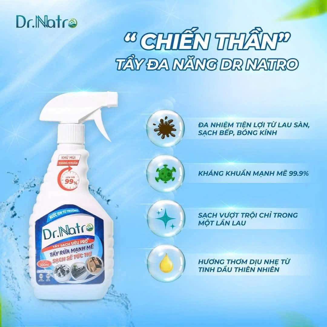 NƯỚC TẨY RỬA ĐA NĂNG DR NATRO