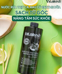 ☘☘ NƯỚC RỬA THỊT CÁ , RAU CỦ  ENZYME DỪA VITALUXE 1 LÍT