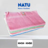 Khăn Lau Đa Năng NATU KM – Mềm Mịn, Thấm Hút Tốt, Nhiều Màu Tươi Sáng – KM34 / KM50