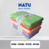 Khăn Tắm Cotton Cao Cấp NATU Home Fashion – Mềm Mịn, Thấm Hút Tốt, Nhiều Màu, KT80–KT140