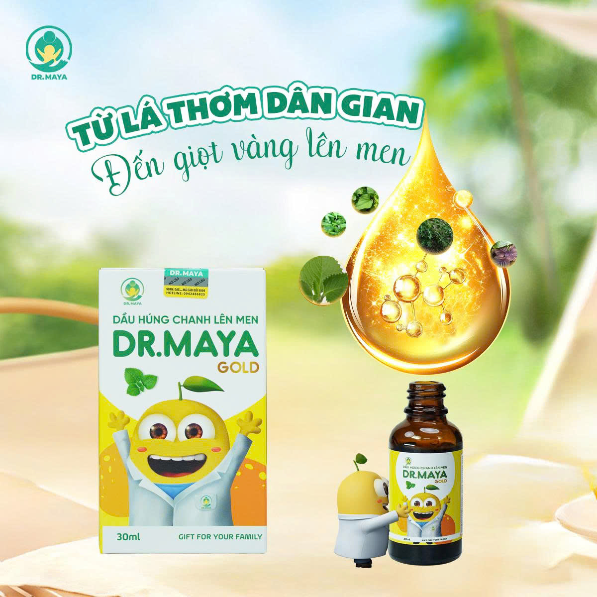 DẦU HÚNG CHANH DR MAYA GOLD