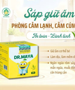 Sáp giữ ấm Dr. Maya cho bé – phòng cảm lạnh, cảm cúm an toàn, lành tính, giúp da mềm mịn và kháng khuẩn tự nhiên